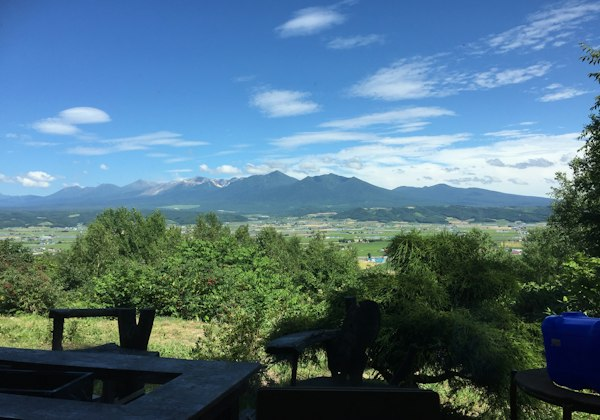 Japanese countryside landscape